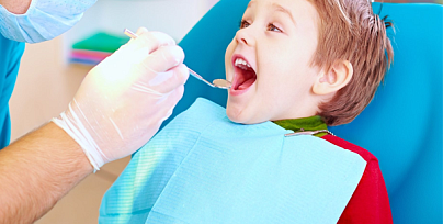 Лечение молочных зубов у детей фото